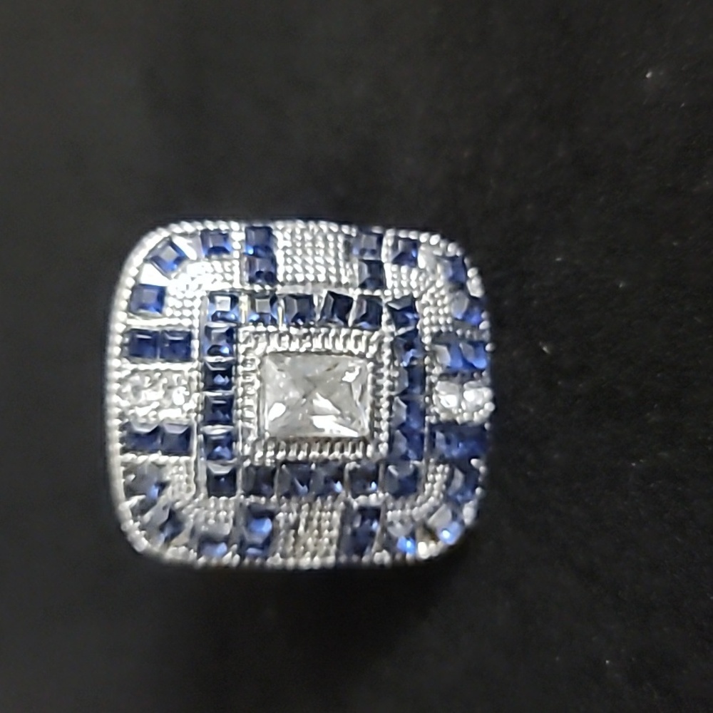Art Deco Large Ring Size 7 - Picture 1 of 4